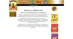 Desktop Screenshot of alibabafoods.co.za